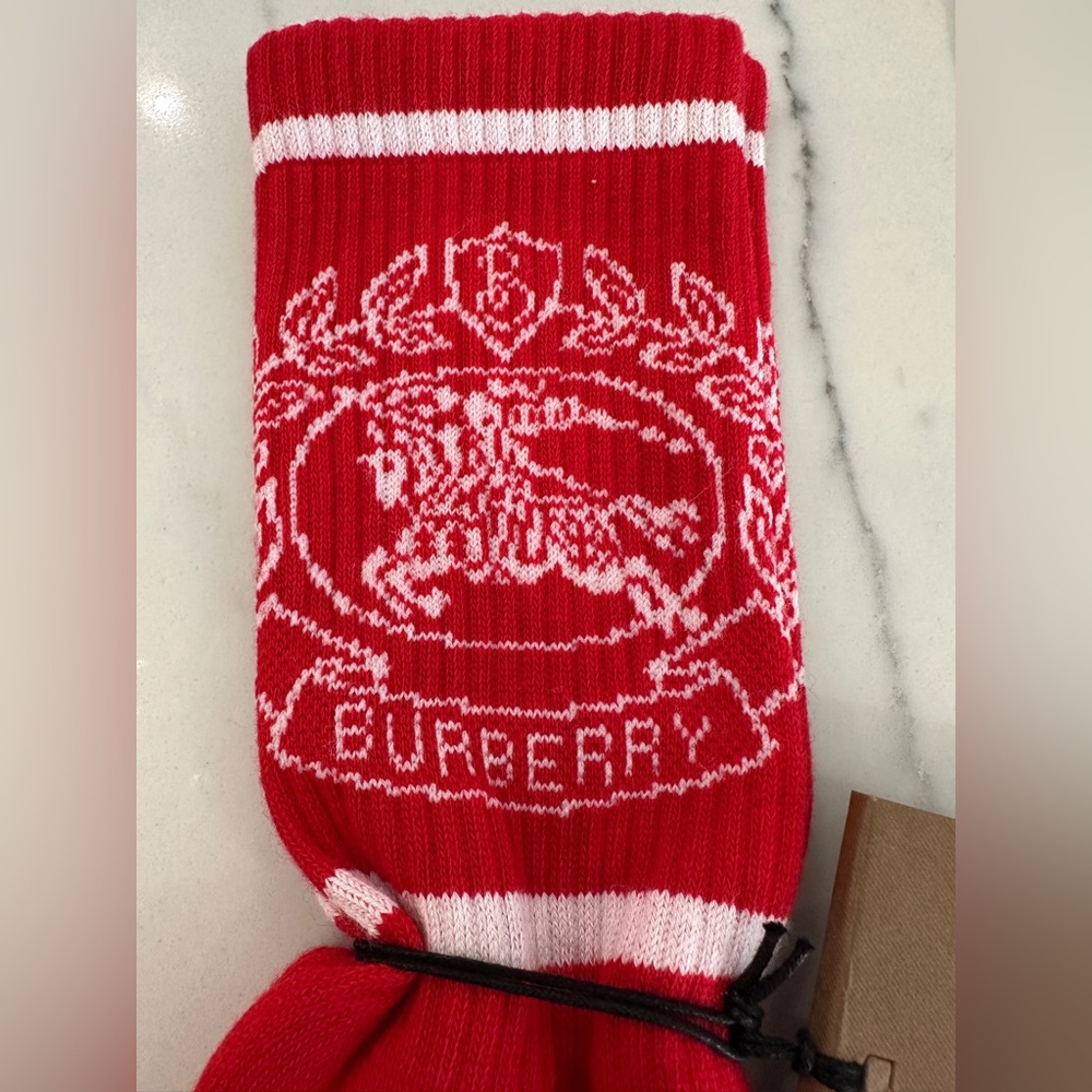 Burberry EKD Crew Socks - Picture 2 of 4